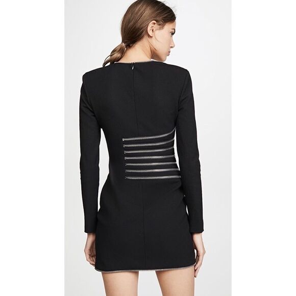 Alexander Wang Long sleeve sunburst zip dress size US4 - Picture 5 of 15